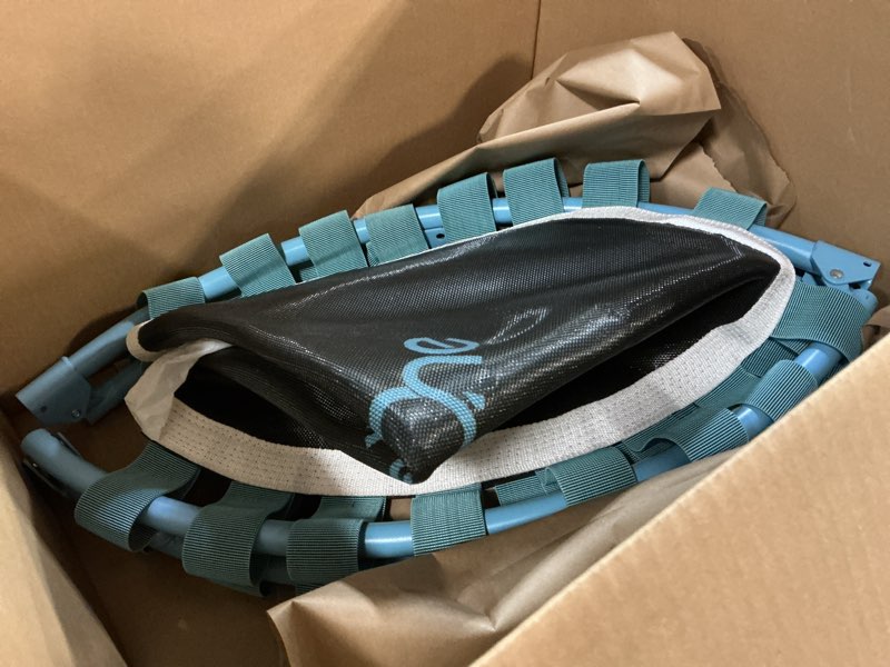 Condition photo showing Good Condition for 40" Fitness Mini Trampoline with Adjustable Handle Bar, 330lbs Foldable Bungee Rebounder for Adults and Kids, Stable & Quiet Exercise Rebounder Indoor Workout 40in with handle