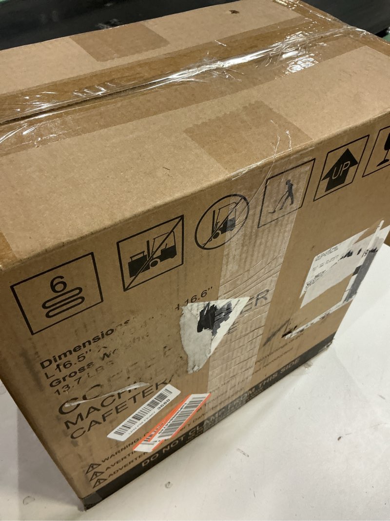 Condition photo showing As Is for Café Specialty Drip Coffee Maker | 10-Cup Insulated Thermal Carafe | WiFi Enabled Voice-to-Brew Technology | Smart Home Kitchen Essentials | SCA Certified, Barista-Quality Brew | Matte Black Matte Black Thermal Carafe