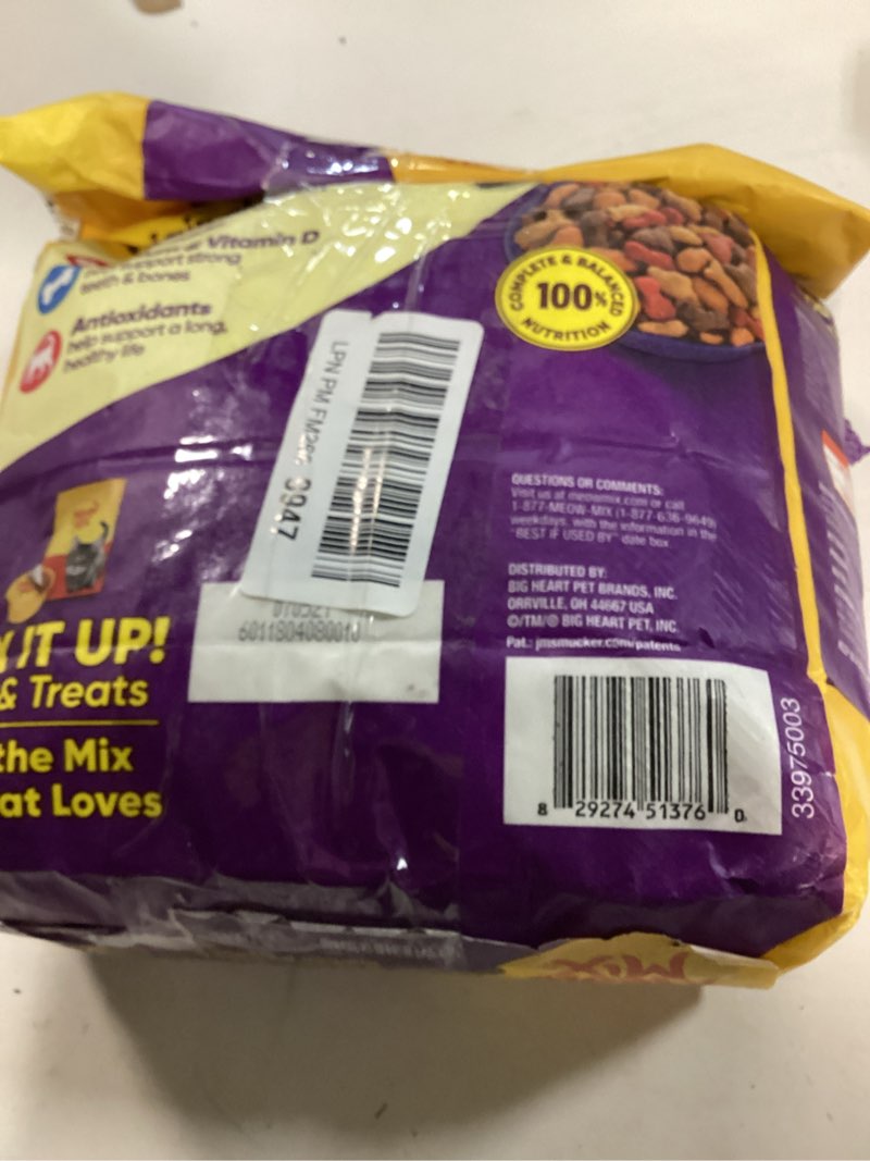 Condition photo showing Good Condition for incomplete  meow mix original choice dry cat food, 6.3 pound bag 6.3 pound (pack of 1)