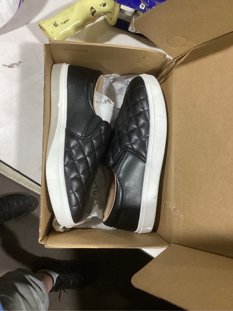 Condition photo showing Good Condition for stq slip on shoes for women fashion sneakers elees quilted 2.0 comfort casual fall loafers