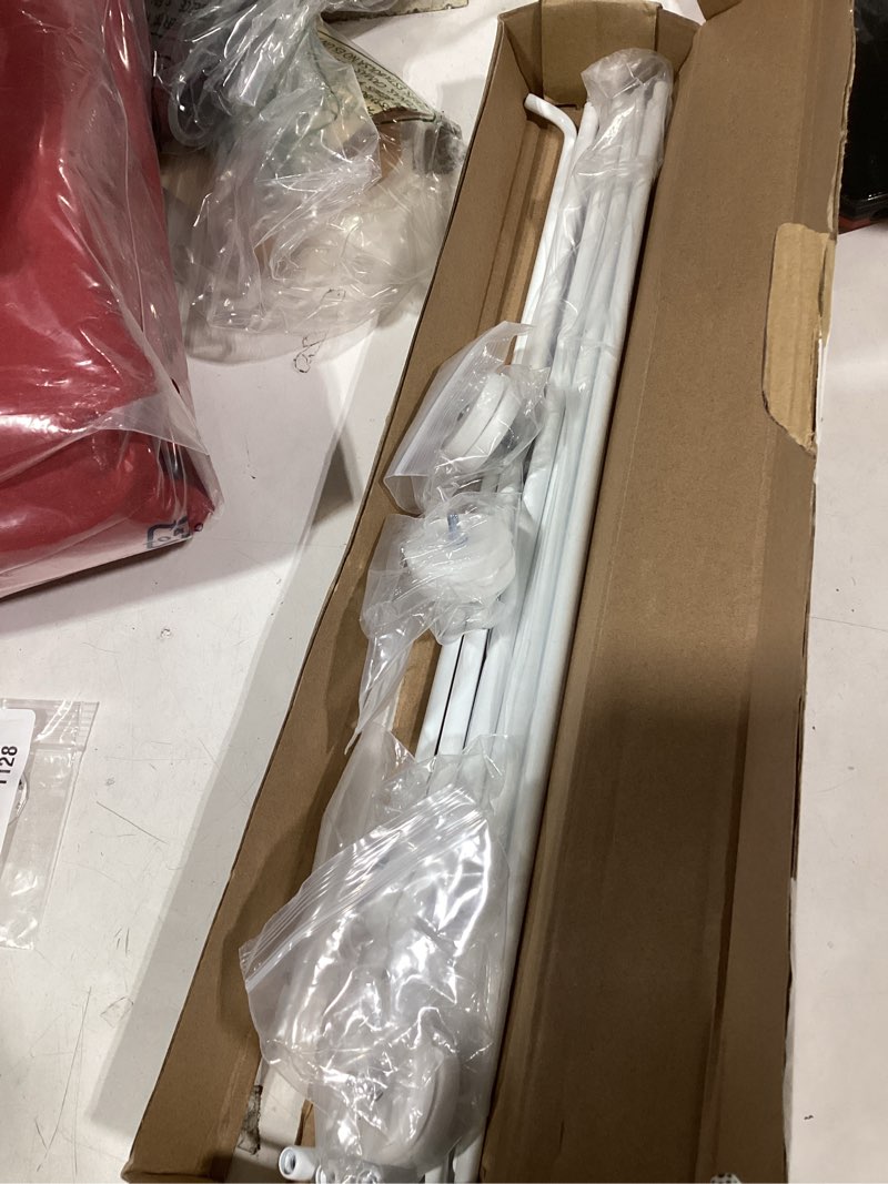 Condition photo showing Good Condition for 4 Pack Magnetic Curtain Rods for Metal Door, Adjustable 18 to 30 Inch Curtain Rod 3/8" Inch Diameter Magnet Rods for French Door Rod Window Cafe(White, 4Pack) White 18"-30" (4Pack)