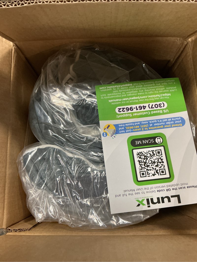 Condition photo showing New/Like New for lunix lx5 4-piece support for shoulder & upper body rest, orthopedic bed wedge pillow set, elevated memory foam for post-op recovery & sleep comfort, arctic navy