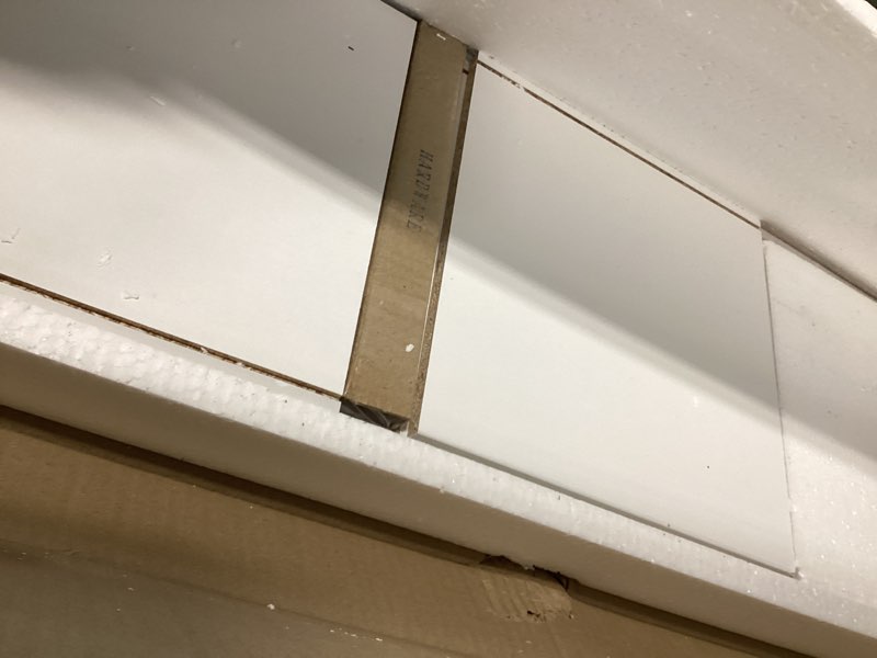 Condition photo showing Good Condition for HOMES: INSIDE + OUT Apexa 3 Cube Storage Organizer Shelves, Stackable Wood Bookcase Fits Cubby Bins for Organization, Dorm Teen Room Decor & Home Office, White 3-Cube White