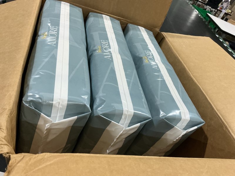 Condition photo showing New/Like New for pampers amore, size 1 (8-14 lbs), 198 count, our best diaper – hypoallergenic & fragrance free, up to 100% leakproof, soft as cashmere size 1 198