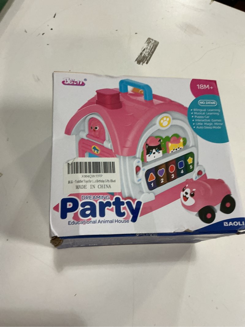 Condition photo showing New/Like New for Learning Toys for 1 Year Old Boy Gift, Muscial Toys for Toddler 1-3, Educational Toy Baby 12-18 Months with Mirror, Play Phone, 1st First Birthday for Grandkids Blue