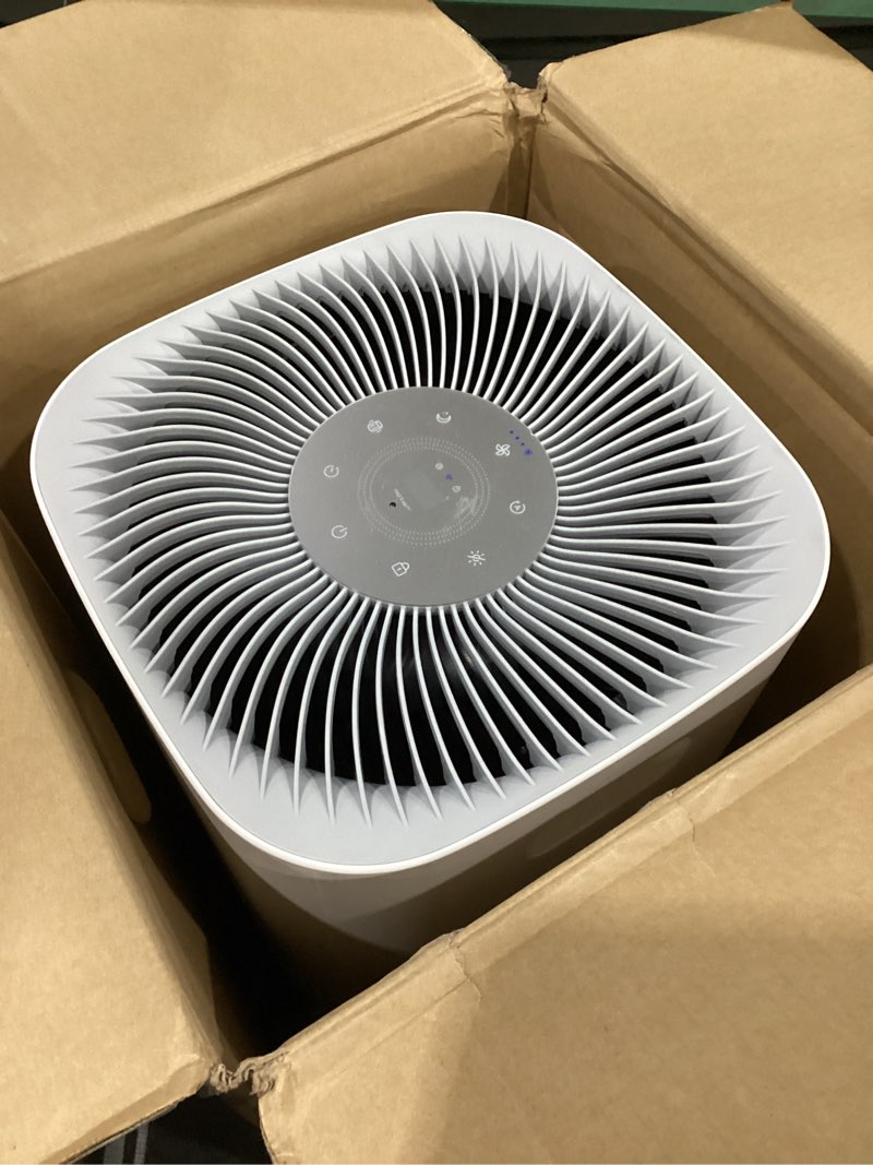 Condition photo showing As Is for LEVOIT Air Purifiers for Home Large Room Up to 2933 Ft² With HEPA Sleep Mode, AHAM VERIFIDE, Smart WIFI, PM2.5 Monitor, 3-in-1 Filter For Smoke, Pet Allergies, Dust, Alexa Control, Core 600S-P, White Core 600S-P White