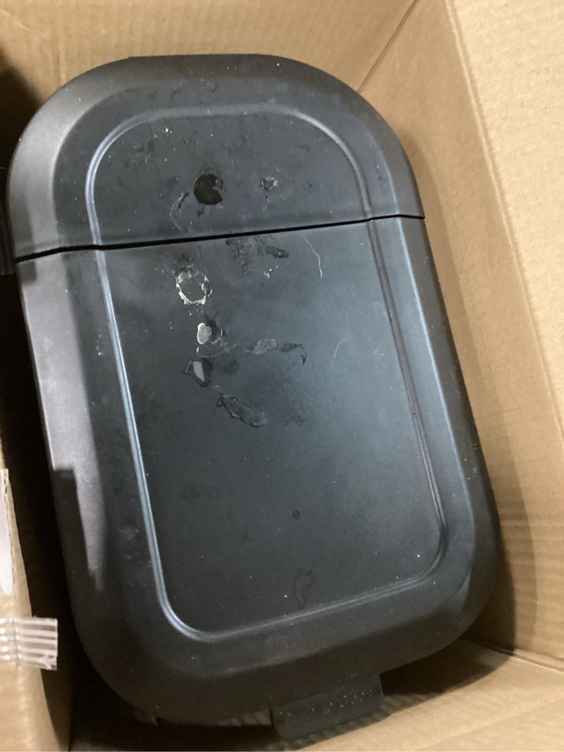 Condition photo showing As Is for deahun mainstays single serve dual brew coffee,14 ounce, black