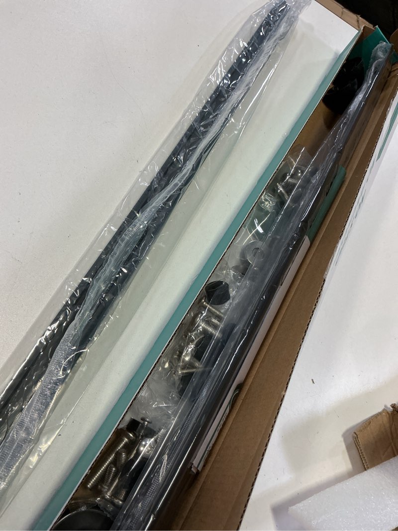 Condition photo showing Good Condition for studless tv wall mount for 32-75 inch tvs, no stud drywall tv mount holds up to 150 lbs, low profile, no drill, easy to install for bedroom living room, bubble level included