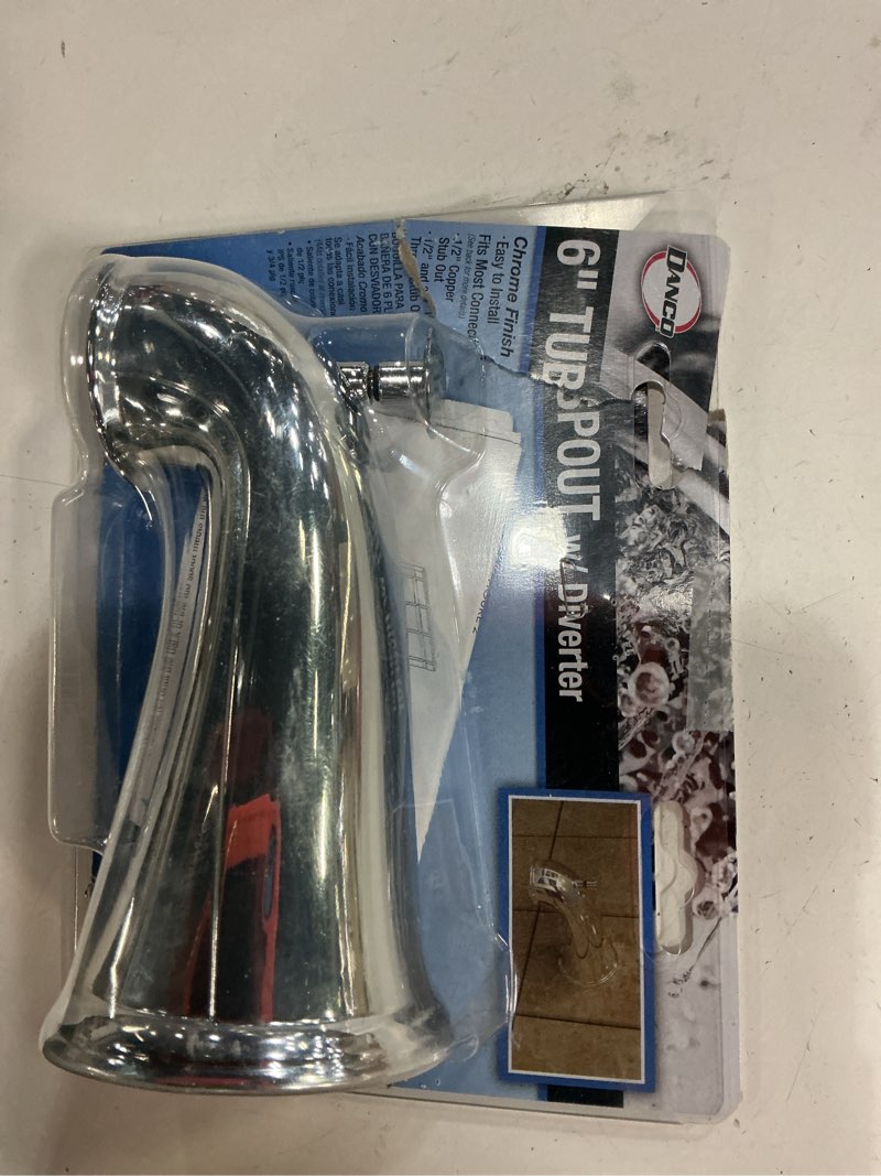 Condition photo showing New/Like New for danco chrome tub spout