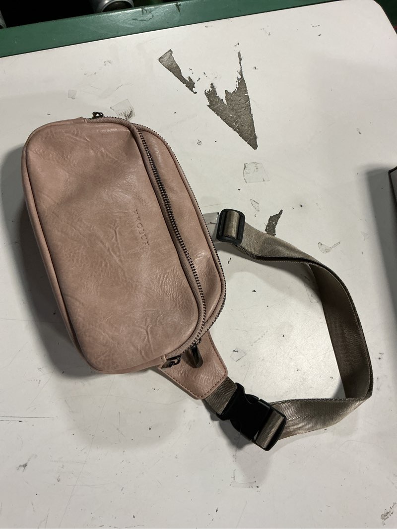 Condition photo showing Good Condition for hkcluf cross body sling bag for women,vegan leather fanny packs chest bag for women with adjustable strap