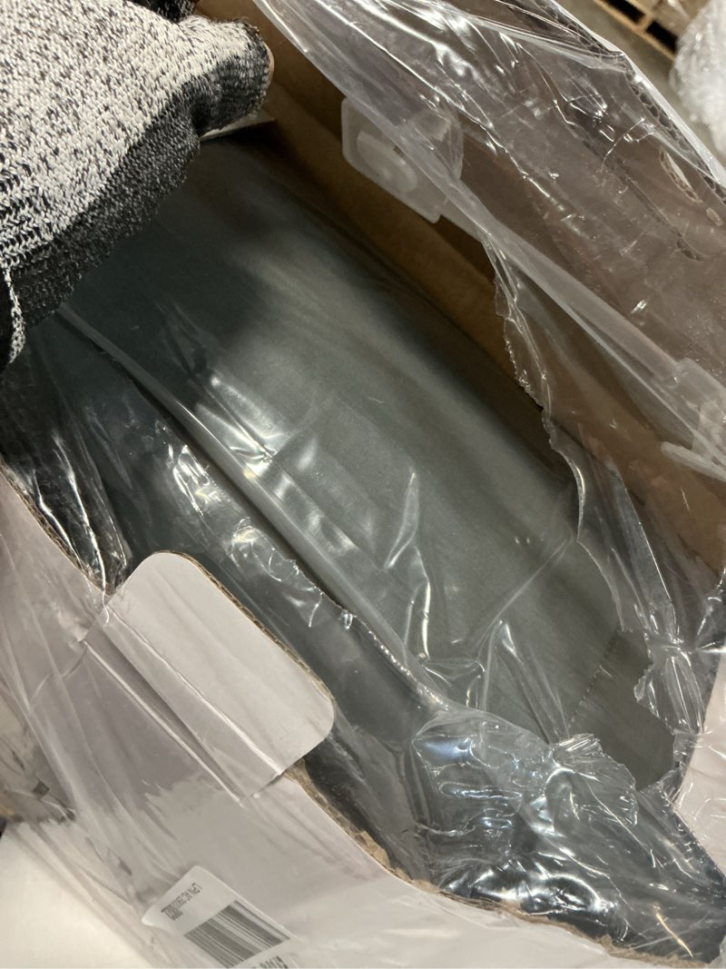 Condition photo showing Good Condition for Goose Feather Down Fiber Comforter Queen Size,100% Organic Cotton Duvet Insert,All-Season Luxury Duvet Insert with Baffle Box Design, 750+Fill Power Hotel Collection Bedding Comforter Queen(90x90inches) Grey