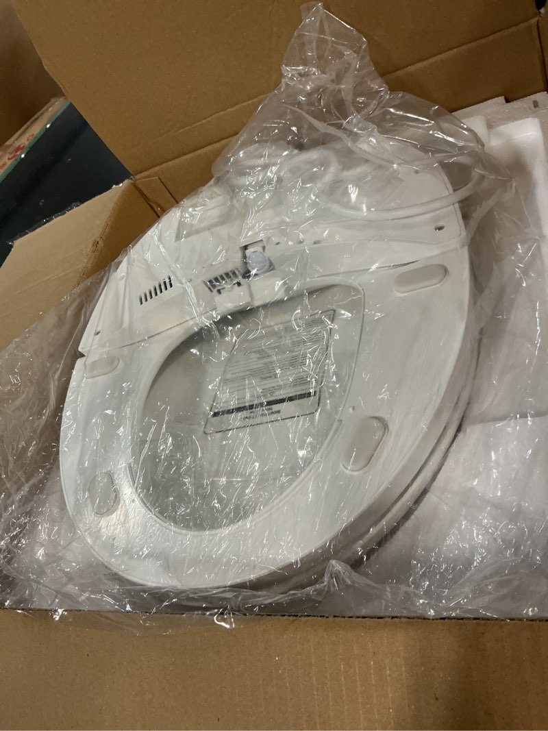 Condition photo showing Good Condition for Bidet Toilet Seat with Remote Control, Electronic Heated Bidet Seat with Adjustable Warm Water and Pressure, Warm Air Drying, Display Screen, Night Light, Slow Closed Toilet Lid, Round