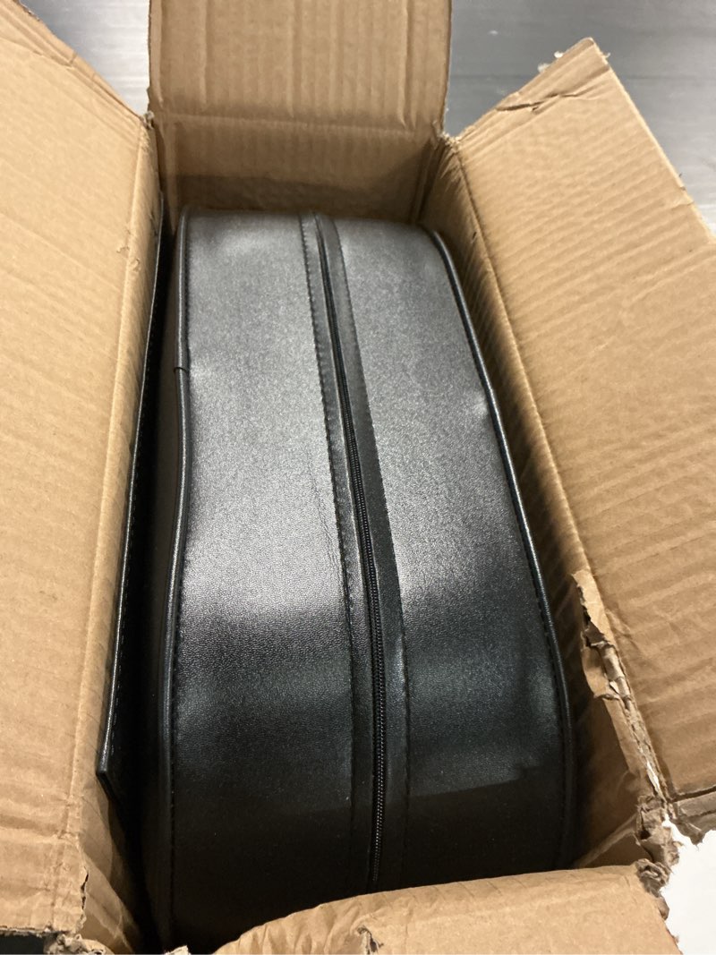 Condition photo showing Good Condition for Salon Booster Seat Cushion for Hair Cutting Salon Leather Pads, Boat Booster seat Cushion, Styling Chair Seat Booster, Barber Beauty Salon Spa Equipment Black Medium Size - Black