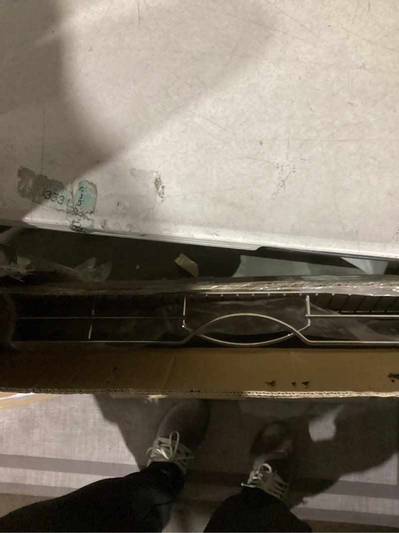 Condition photo showing Good Condition for pull out cabinet organizer 26" w x 21" d, heavy duty kitchen cabinet pull out shelves, slide out wire basket for kitchen cabinets, bathroom, pantry, chrome finish 26*21 in
