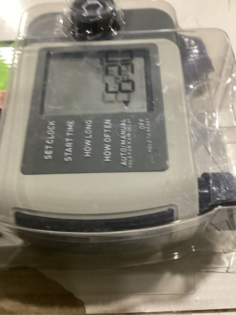 Condition photo showing As Is for orbit 24511 b-hyve xd 1-port smart hose watering timer 1-port bluetooth