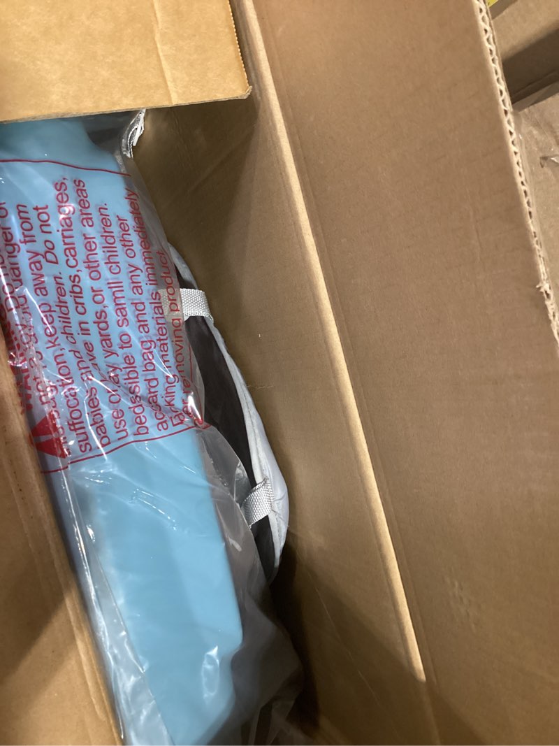 Condition photo showing New/Like New for Baby Walker with Wheels 4 in 1 Foldable Activity Center with Mute Wheels Adjustable Heights Anti-Fall Activity Center for Boys Girls Safe Infant Toddler Walker with Footrest for 6-24 Months Blue