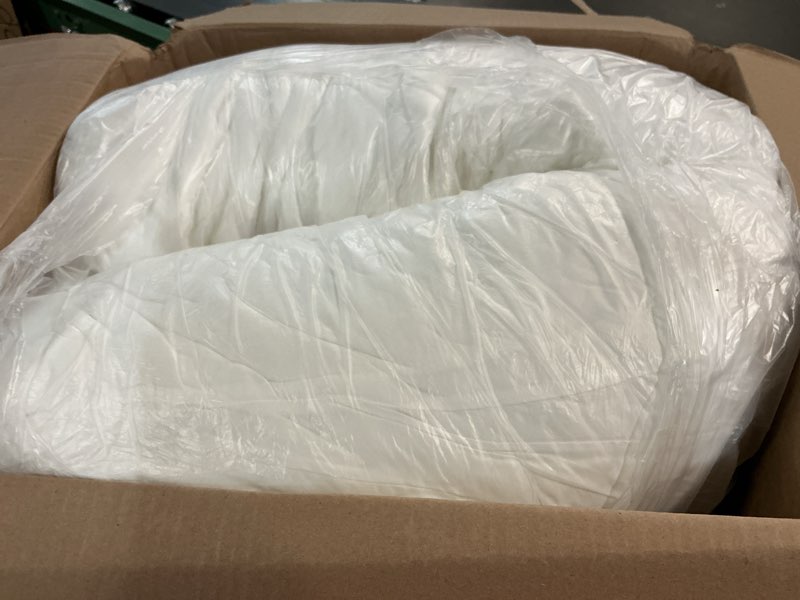 Condition photo showing As Is for rainmr firm memory foam body pillow for adults, cooling & adjustable full body pillow with dual pillowcases for side sleepers and hot sleepers, 20x54 long pillow for bed 20x54 in