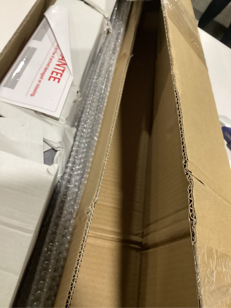 Condition photo showing Good Condition for EaseLife 6FT Bypass Double Sliding Barn Door Hardware Kit,Single Track, Slide Smoothly Quietly, Easy Install (6FT Track Kit for Double 41" Wide Door) 6 Feet Black