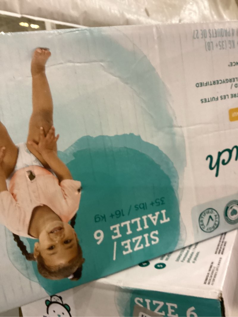 Mama bear gentle touch pampers size 6