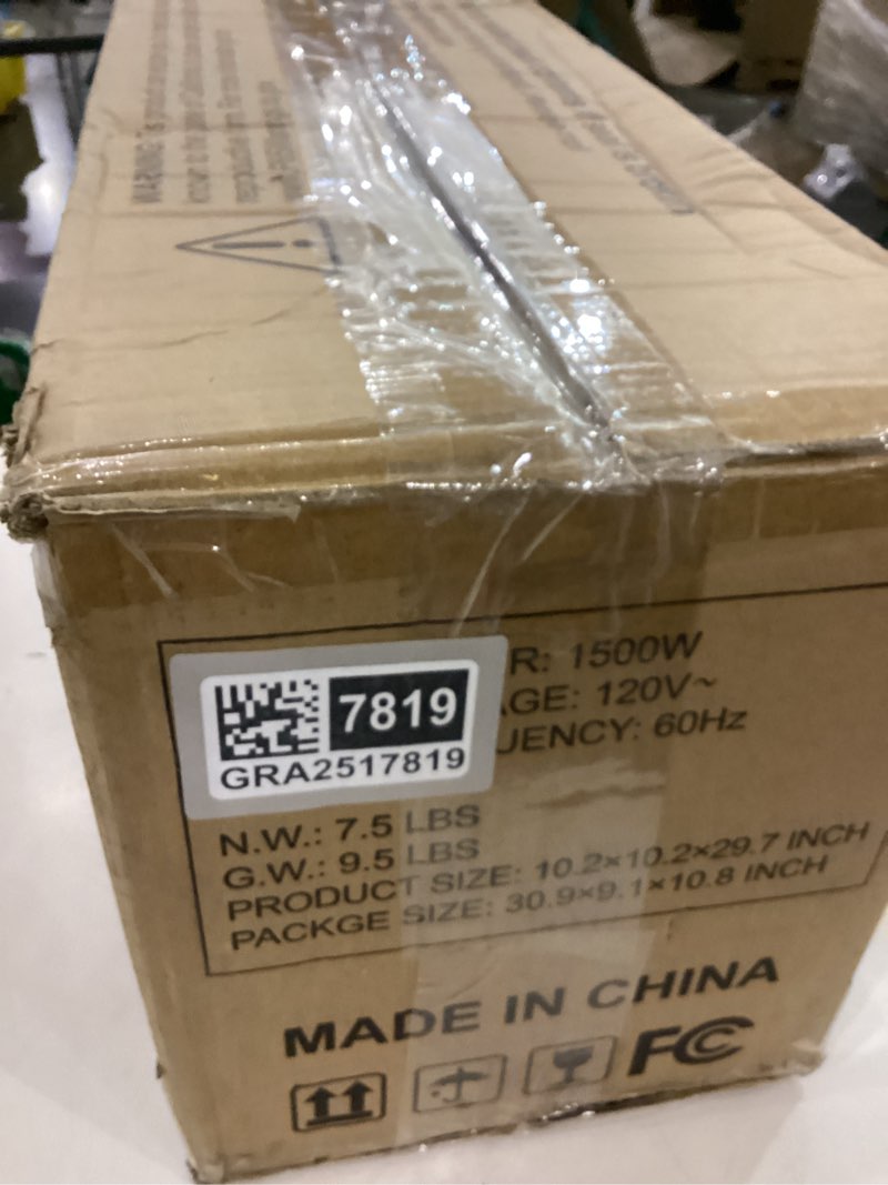 Condition photo showing As Is for HUMIDIFIER+CERAMIC HEATER 