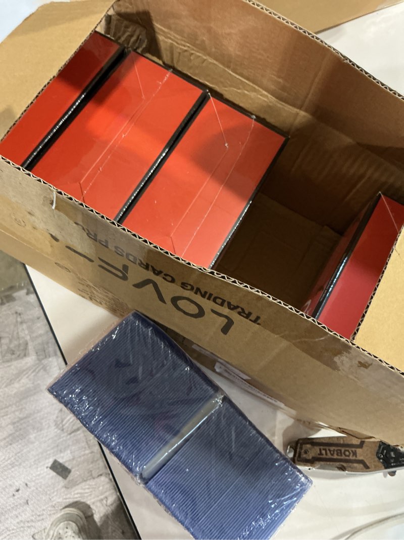Condition photo showing New/Like New for 500 hard plastic card sleeves – 500 toploads, 35pt baseball card protectors with bend-resistant, rip-proof edges for tcg, sports, football & collectible cards 500 toploaders