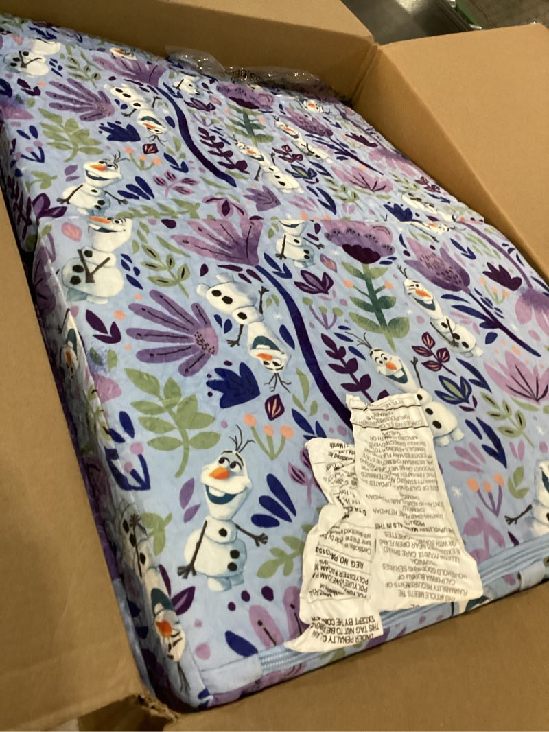 Condition photo showing Good Condition for Delta Children - Disney Frozen Cozee Buddy Flip-Out Kids Chair, Purple