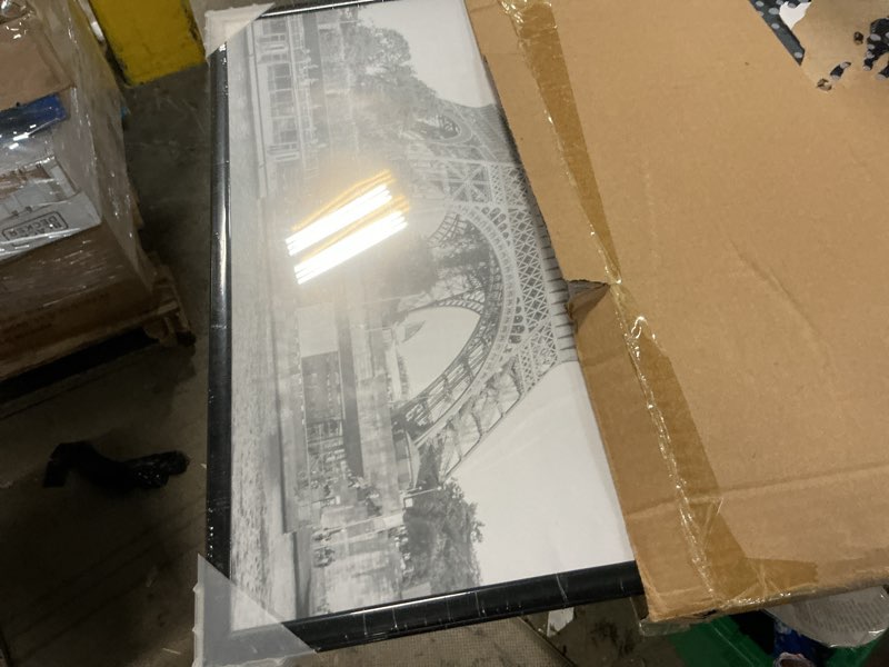 Condition photo showing Good Condition for upsimples 16x24 picture frame black 3 pack, scratch-proof poster frames 16 x 24 for photo gallery - slide-in strips, horizontal or vertical wall mounting black 16x24