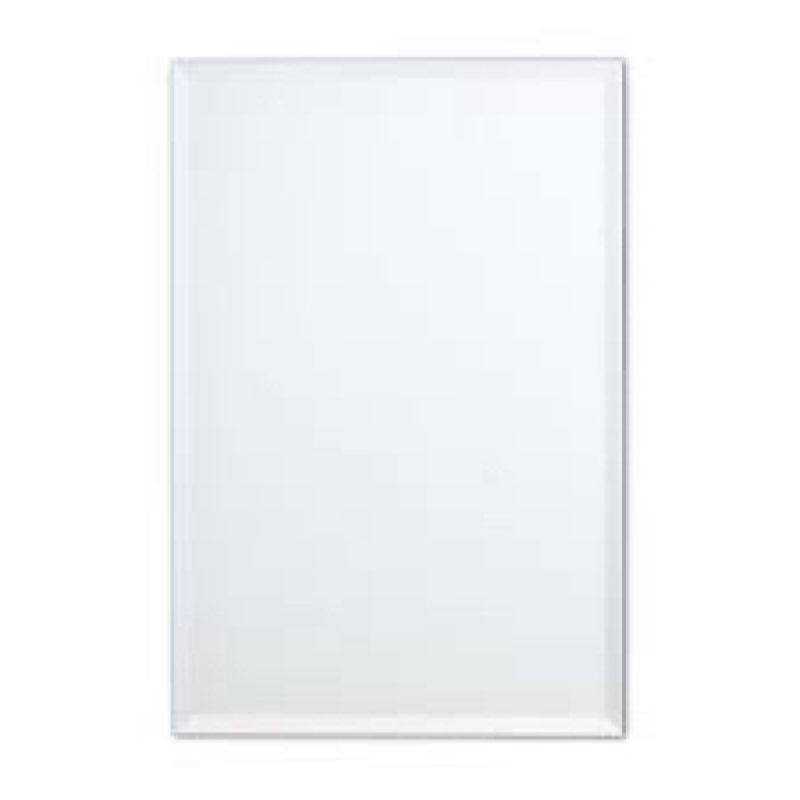 Janica Rectangle Beveled Frameless Bathroom Vanity Mirror Decorative Wall Accent Mirror 24x36