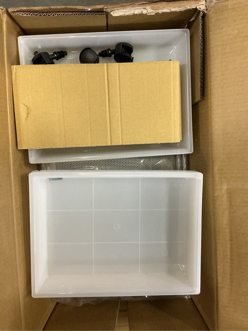 Condition photo showing Good Condition for Honey-Can-Do Rolling Storage Cart and Organizer with 12 Plastic Drawers 12-Drawer Studio Cart