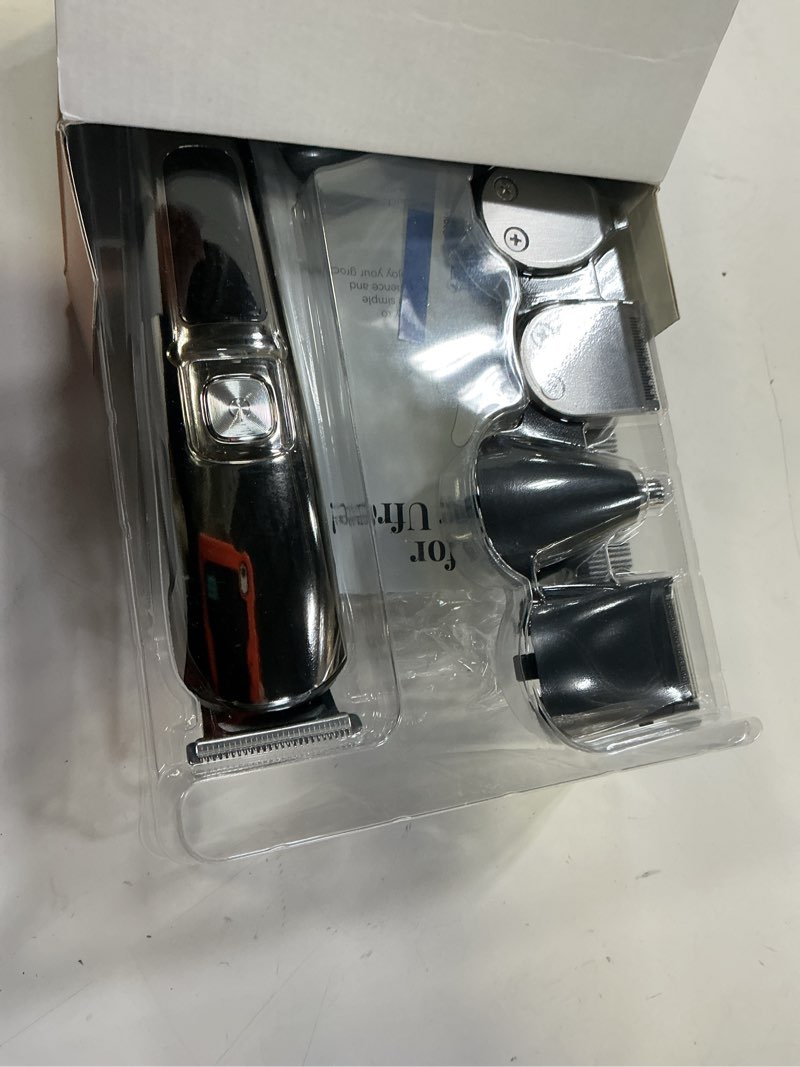 Condition photo showing Good Condition for ufree beard trimmer for men, waterproof electric razor for nose, body, face & mustache, cordless hair clippers shavers grooming kit, valentines day gifts for men husband father silver