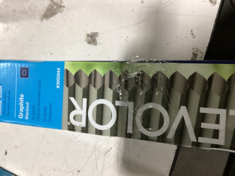 Condition photo showing Good Condition for levolor levolor 36x72 graphite bo cellular shade