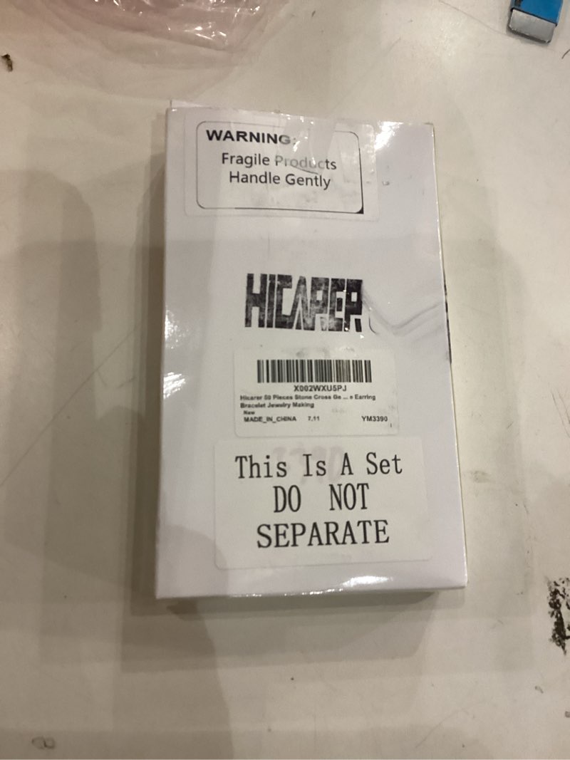 Condition photo showing New/Like New for Hicarer 50 pieces stone cross