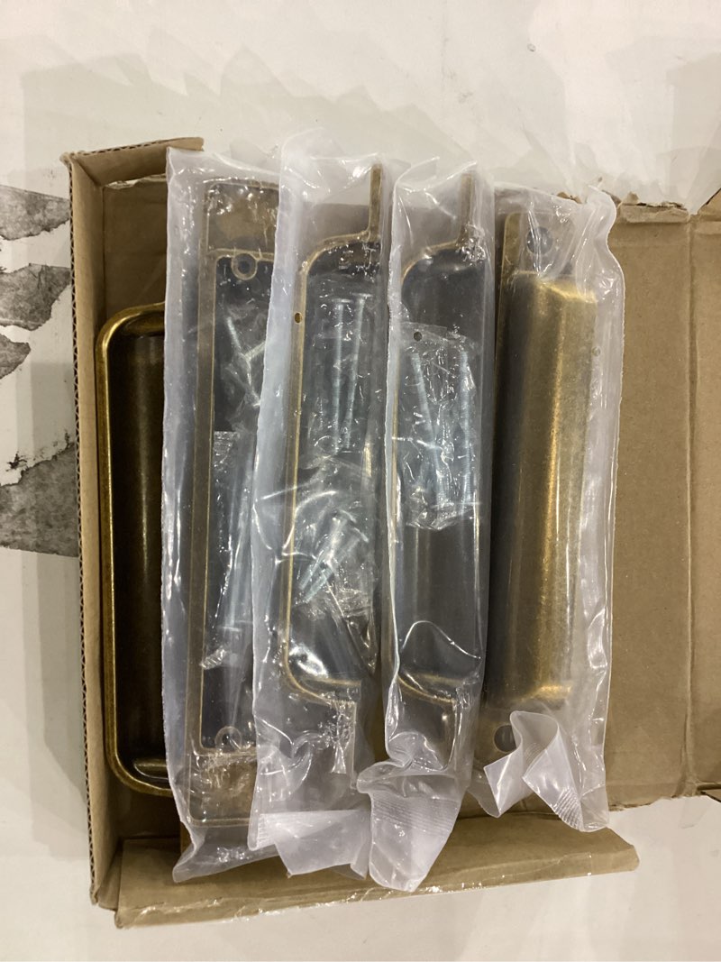 Dosoye 5 Packs 5in(128mm) Drawer Pulls Antique Brass Cabinet Cup Pulls Kitchen Hardware Cabinet Hand