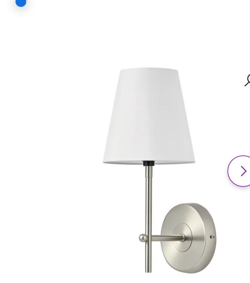 Ardelle 1 - Light Dimmable Wallchiere Armed Wall Sconce