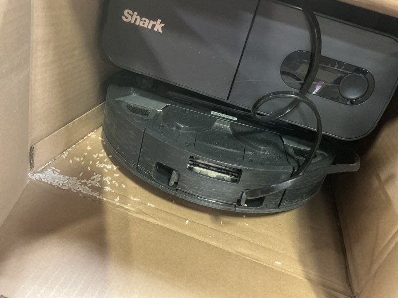 Condition photo showing As Is for Shark AV2501AE AI Robot Vacuum with XL HEPA Self-Empty Base, Bagless, 60-Day Capacity, LIDAR Navigation, Perfect for Pet Hair, Compatible with Alexa, Wi-Fi Connected, Carpet & Hard Floor, Black AI Dry Auto Empty upto 60 Days