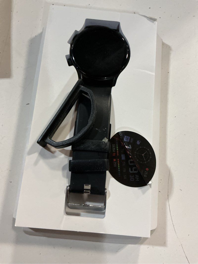 Condition photo showing As Is for withit unisex deca smartwatch, black
