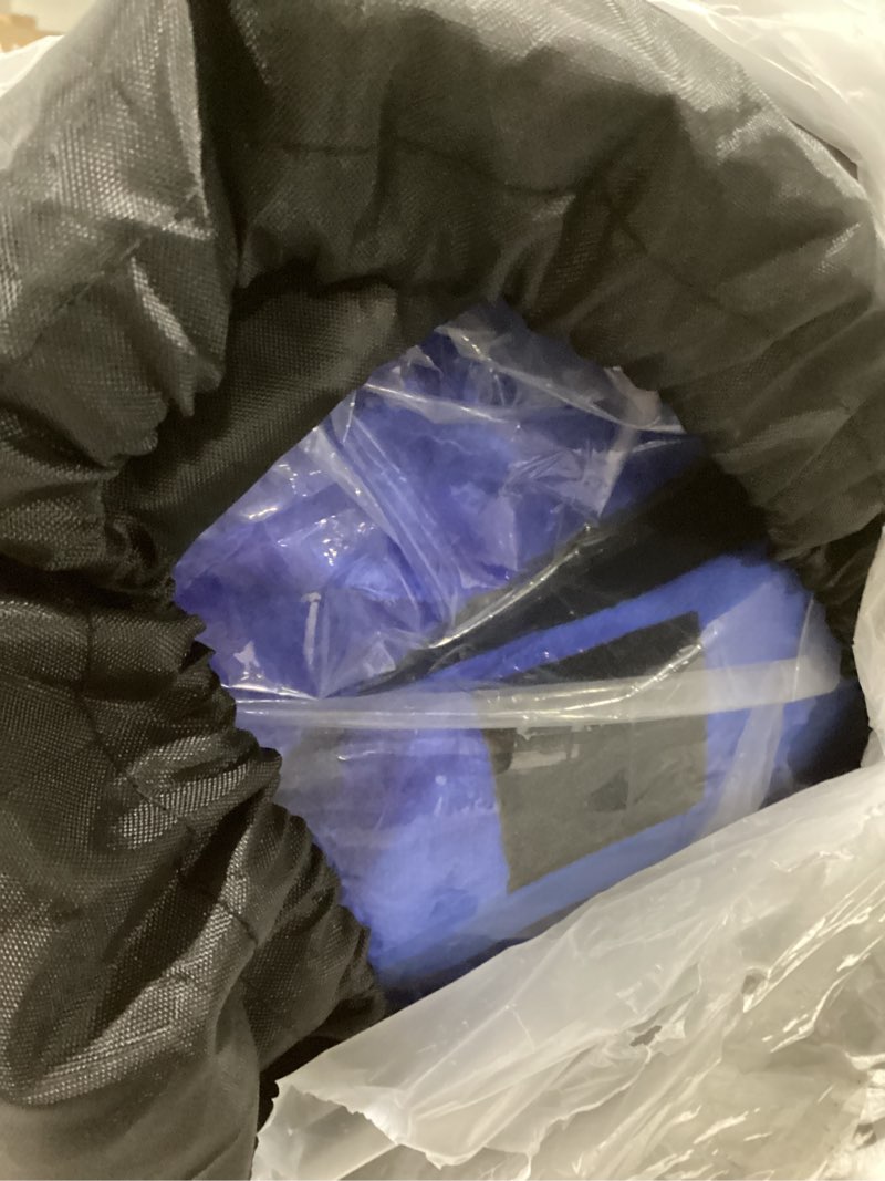 Condition photo showing Good Condition for Memory Foam Camping Mattress pad, Comfortable Thick Floor Sleeping Mat for Adults with Waterproof and Non-Slip Bottom, Portable Roll Up Mattress for Sleepover Guest,Cot Mad for Car Camping Cot:72*24*3" Blue