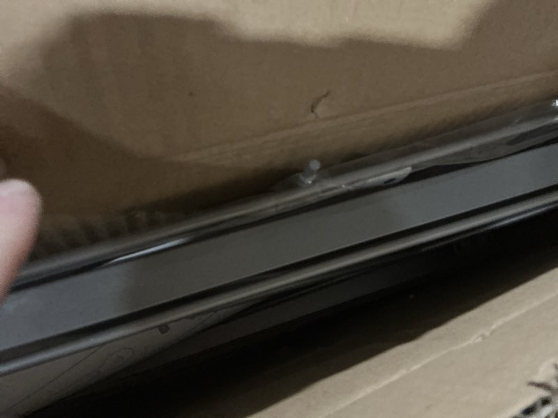 Condition photo showing As Is for Dual Pull Out Trash Can Under Cabinet, Door Mount & Pull Handle Twin-Mode, Pull-Out Garbage Holder, Under Sink Pull-up Kit with Soft-Close Slides, for Kitchen, Sink, Drawer(Bin Not Included) Silver dual