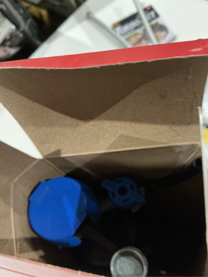 Condition photo showing As Is for fluidmaster performax universal high performance toilet fill valve