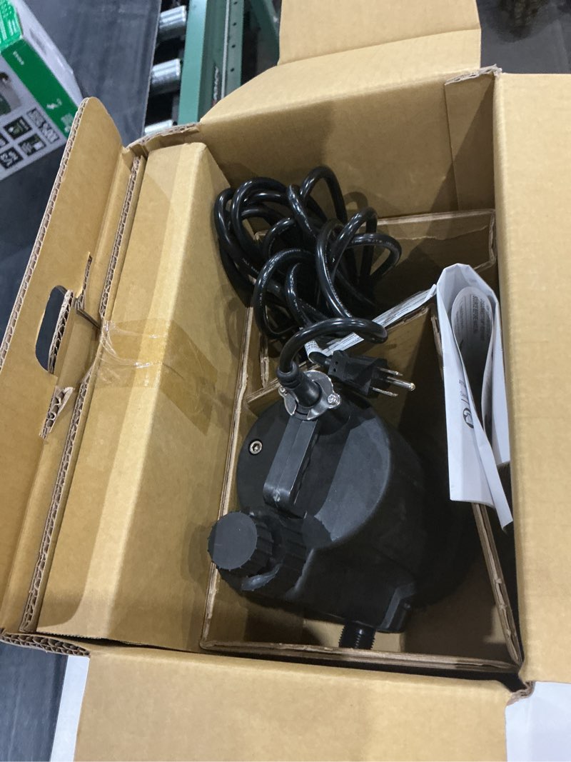 Condition photo showing As Is for star spcp02 1/3 hp automatic on/off swimming pool cover pump  25  power cord  2400 gph fast water removal