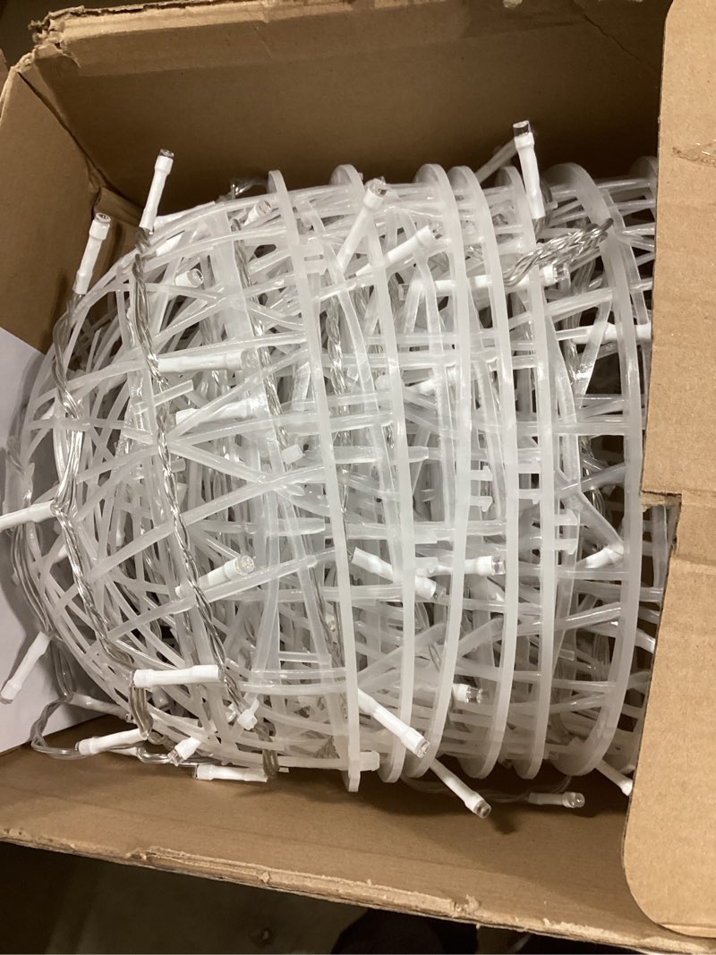 Condition photo showing Good Condition for Christmas String Lights Outdoors,4 Pack 7.98" Sphere Ball Tree Garden Globe Lights for Home, Party, Christmas, Porch Patio,Wedding, Garden,Tree Decoration with Memory Function Plug Warm White 7.87inch