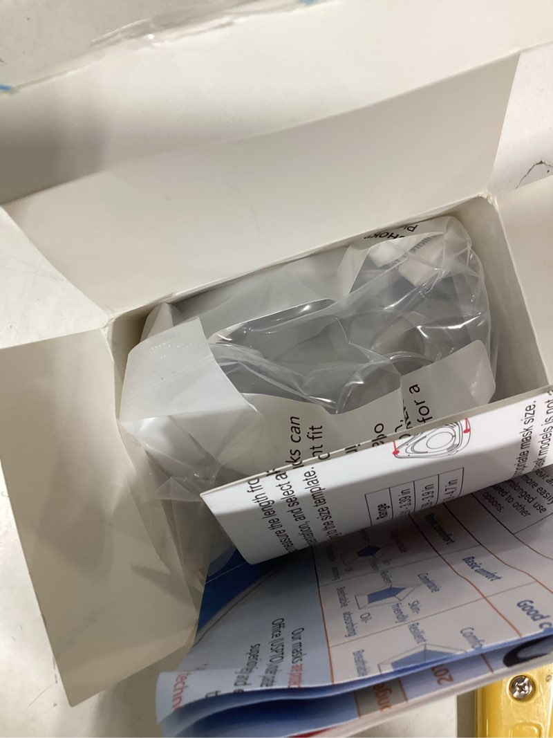 Condition photo showing Good Condition for Replacement F20-Style Fabric Mask (Medium) - No Silicone Contact, CPAP Full Face Cushion Wrapped by Cooling Fabric for Airfit F20 & Airtouch F20, No Stuffiness Even in Hot Weather (Blue-M) Blue Medium