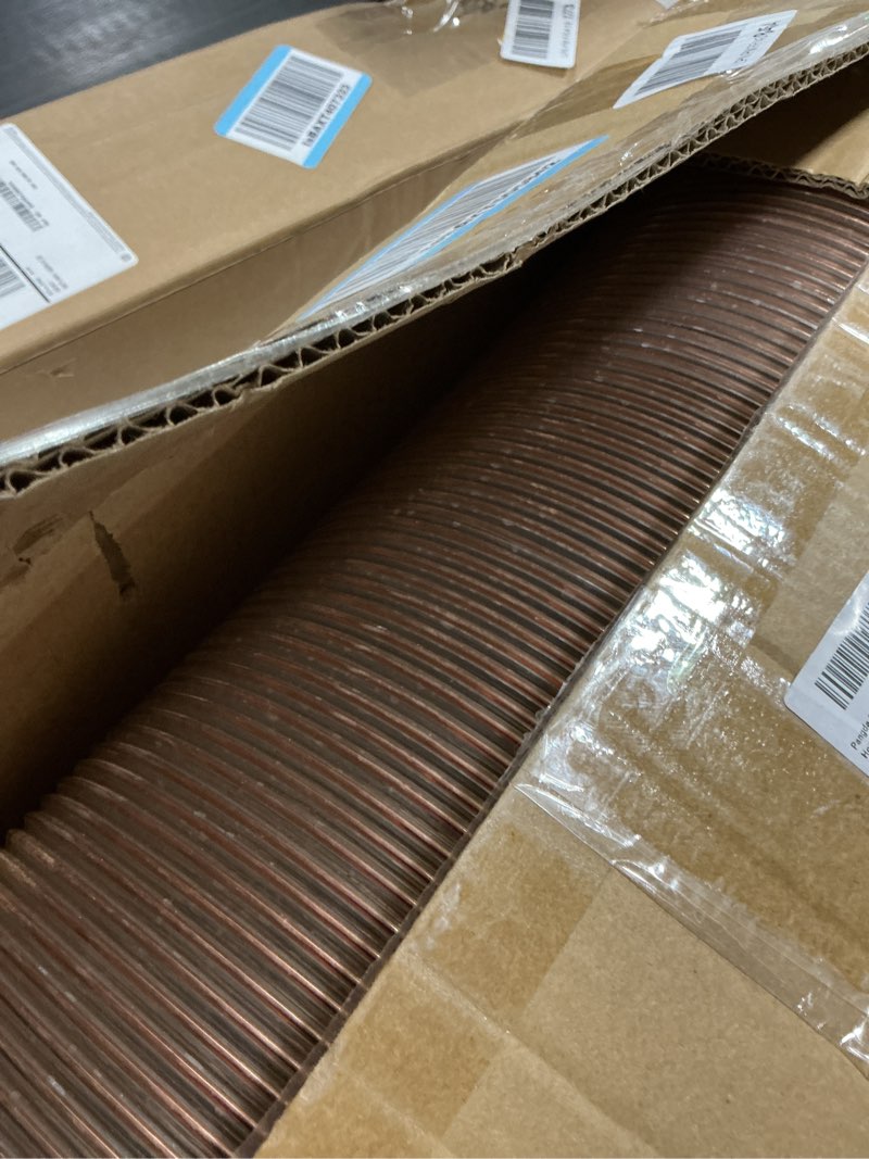 Condition photo showing As Is for Pangda 8 in X 6 ft Clear Grass Catcher Lawn Vac Hose PU Flexible Leaf Vac Collection Lawn Mower Bagger Dust Collection Hose Fits Most Brands