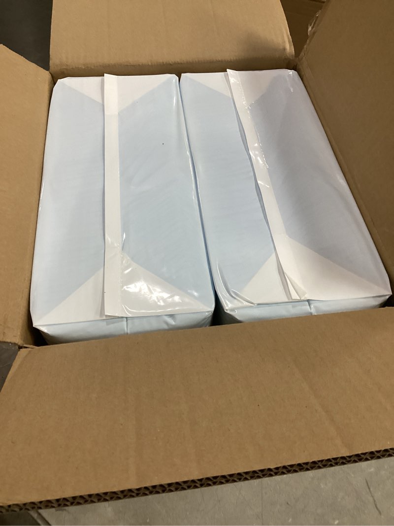 Condition photo showing New/Like New for best pet supplies xl (36 x 28 inches) puppy pads 100 count - super absorbent dog training pads, quick-dry, odor control, disposable pee pads, leak-proof wee wee pads for indoor dogs – baby blue blue 100 count x-large (36 x 28 inches)