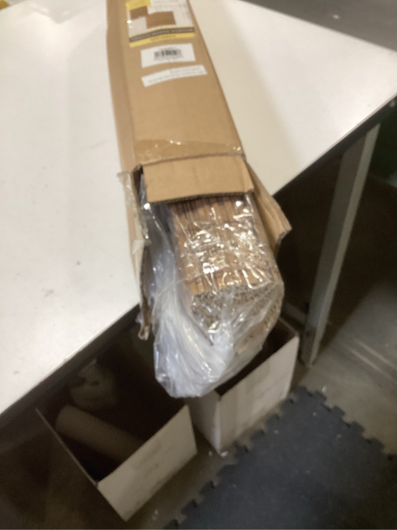 Condition photo showing Good Condition for cordless bamboo roman shades for windows, blinds size (22.5" w ×48" h) colour (highfield teak) ?room darkening?highfield teak 22.5" w × 48" h