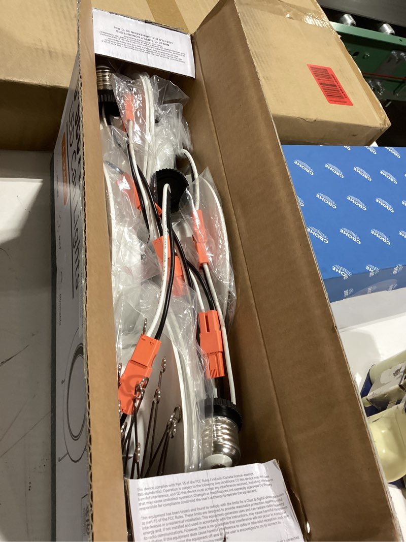 Condition photo showing Good Condition for amico 5/6 inch 5cct led recessed lighting 6 pack, dimmable, ic rated, 12.5w=100w, 950lm can lights with baffle trim, 2700k/3000k/4000k/5000k/6000k selectable, retrofit installation, etl & fcc 6 inch 6