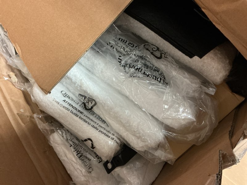 Condition photo showing As Is for Rolanstar Twin Size Bed Frame with LED Lights