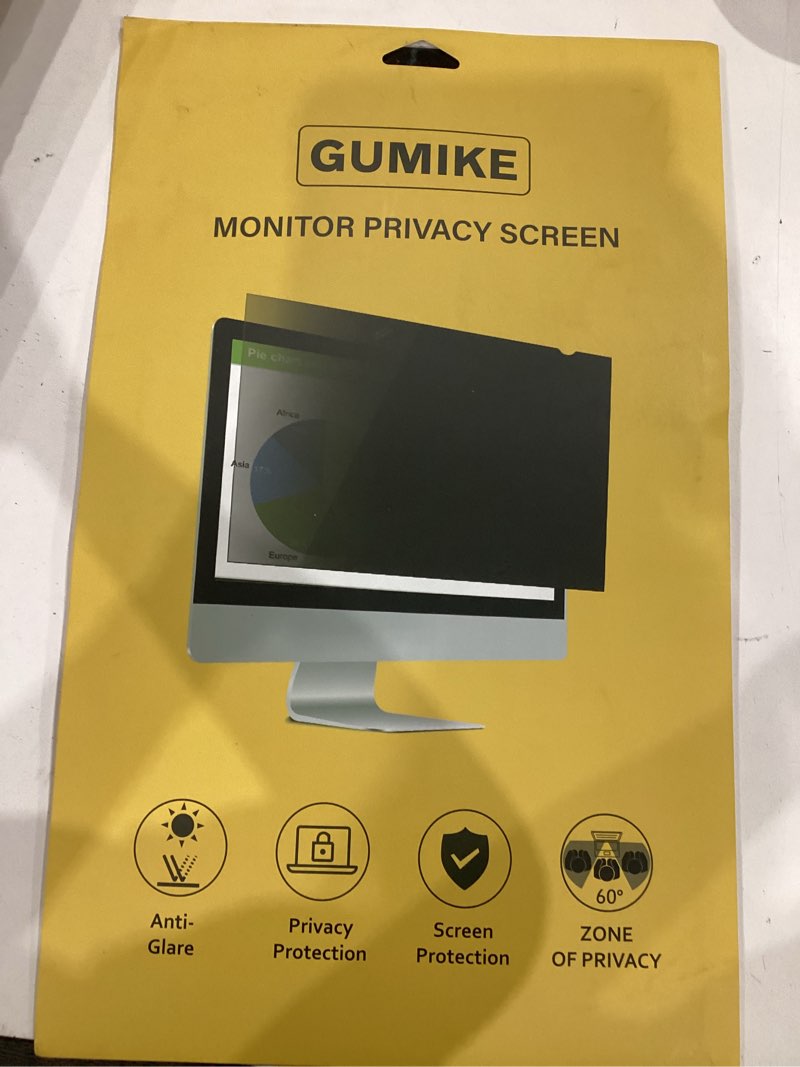Condition photo showing New/Like New for gumike 2-pack 24 inch computer privacy screen filter suitable for 16:9 aspect ratio widescreen monitor - blue light filter- anti-glare & anti-scratch protector film ([2-pack] 24" widescreen (16:9)