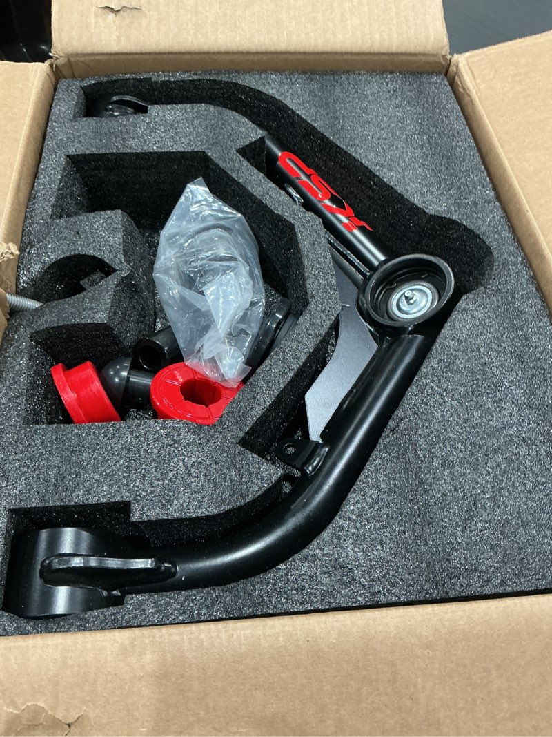 Condition photo showing Good Condition for 2-4" lift upper control arms for 07–18 chevy silverado 1500/gmc sierra 1500 6 lug, chassis & suspension control arm kit with ball joints fits tahoe/yukon/suburban 1500, replaces oe stamped steel arms