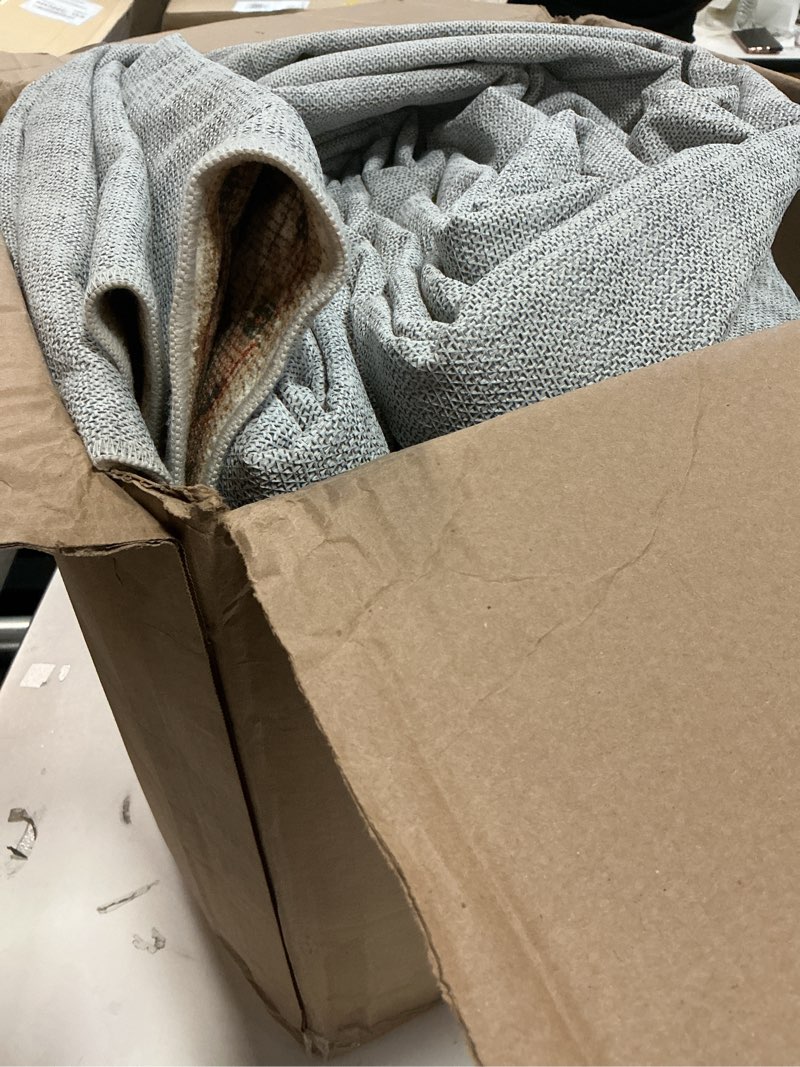 Condition photo showing Good Condition for Joydeco Runner Rug 2x5 Non Slip Machine Washable Vintage Hallway Carpet Runner, Low Pile Lightweight Chenille Print Rugs for Entryway, Hallway, Bedroom, Kitchen and Corridor, Tan Tan 2' x 5' (Rectangular)